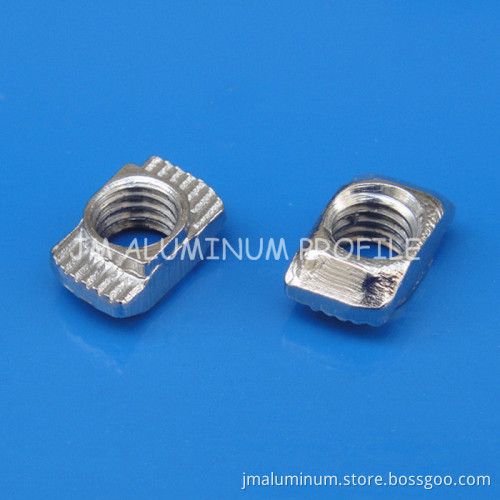 T Nut Hammer Head Fasteners Nut M4/M5 Connector Nickel Plated for 20 Series Slot Groove 6